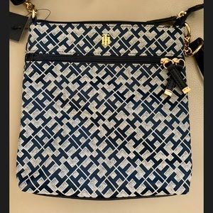 Tommy Hilfiger Monogram Crossbody Bag New with Tag